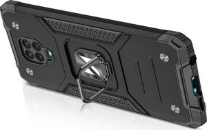 Wozinsky Wozinsky Ring Armor pancerne hybrydowe etui pokrowiec + magnetyczny uchwyt Xiaomi Redmi Note 9 Pro / Redmi Note 9S różowy 3