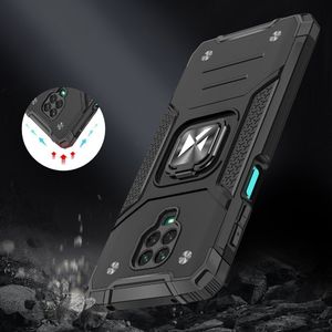 Wozinsky Wozinsky Ring Armor pancerne hybrydowe etui pokrowiec + magnetyczny uchwyt Xiaomi Redmi Note 9 Pro / Redmi Note 9S różowy 5