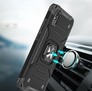 Wozinsky Wozinsky Ring Armor pancerne hybrydowe etui pokrowiec + magnetyczny uchwyt Xiaomi Redmi 9A niebieski 6