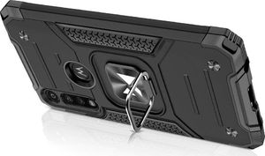 Wozinsky Wozinsky Ring Armor pancerne hybrydowe etui pokrowiec + magnetyczny uchwyt Motorola Moto G8 Power czarny 4