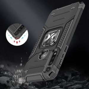 Wozinsky Wozinsky Ring Armor pancerne hybrydowe etui pokrowiec + magnetyczny uchwyt Motorola Moto G8 Power czarny 7