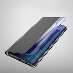 Hurtel New Sleep Case pokrowiec etui z klapką z funkcją podstawki Huawei P Smart 2021 czarny 4