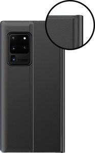 Hurtel New Sleep Case pokrowiec etui z klapką z funkcją podstawki Huawei P Smart 2021 czarny 6