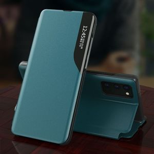 Hurtel Eco Leather View Case elegancki futerał etui z klapką i funkcją podstawki Samsung Galaxy M51 niebieski 8