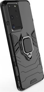 Hurtel Ring Armor pancerne hybrydowe etui pokrowiec + magnetyczny uchwyt Samsung Galaxy S21 Ultra 5G niebieski 5