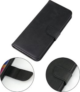Hurtel Magnet Case elegancki futerał etui pokrowiec z klapką i funkcją podstawki Huawei P30 czarny 5