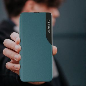 Hurtel Eco Leather View Case elegancki futerał etui z klapką i funkcją podstawki Xiaomi Poco X3 NFC pomarańczowy 10