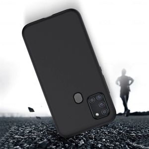 Hurtel Silicone Case elastyczne silikonowe etui pokrowiec Samsung Galaxy A21S różowy 8