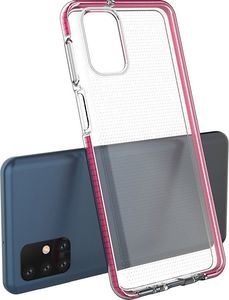 Hurtel Spring Case pokrowiec żelowe etui z kolorową ramką do Samsung Galaxy M31s jasnoniebieski 4