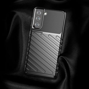 Hurtel Thunder Case elastyczne pancerne etui pokrowiec Samsung Galaxy S21 5G czarny 3