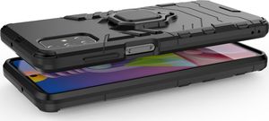 Hurtel Ring Armor pancerne hybrydowe etui pokrowiec + magnetyczny uchwyt Samsung Galaxy M51 niebieski 8