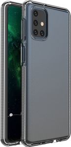 Hurtel Spring Case pokrowiec żelowe etui z kolorową ramką do Samsung Galaxy M51 czarny 1
