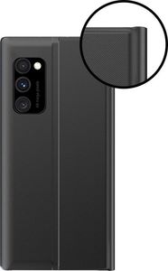 Hurtel New Sleep Case pokrowiec etui z klapką z funkcją podstawki Samsung Galaxy M31s czarny 8