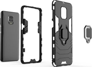 Hurtel Ring Armor pancerne hybrydowe etui pokrowiec + magnetyczny uchwyt Xiaomi Redmi Note 9 Pro / Redmi Note 9S niebieski 4
