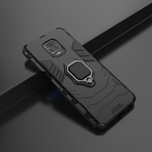 Hurtel Ring Armor pancerne hybrydowe etui pokrowiec + magnetyczny uchwyt Xiaomi Redmi Note 9 Pro / Redmi Note 9S czarny 9