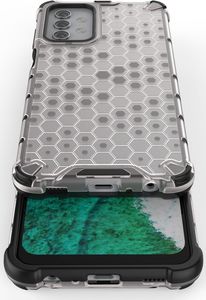 Hurtel Honeycomb etui pancerny pokrowiec z żelową ramką Samsung Galaxy A32 5G czerwony 12