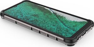 Hurtel Honeycomb etui pancerny pokrowiec z żelową ramką Samsung Galaxy A32 5G czarny 14