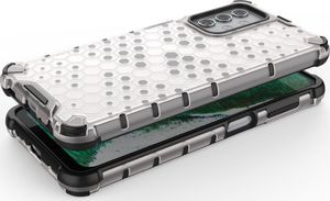 Hurtel Honeycomb etui pancerny pokrowiec z żelową ramką Samsung Galaxy A32 5G czarny 10
