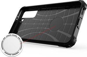 Hurtel Hybrid Armor pancerne hybrydowe etui pokrowiec Samsung Galaxy S21+ 5G (S21 Plus 5G) niebieski 4