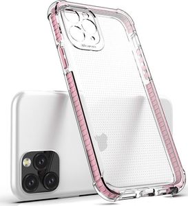 Hurtel Spring Armor żelowy elastyczny pancerny pokrowiec z kolorową ramką do iPhone 11 Pro czarny 4