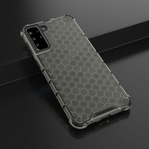 Hurtel Honeycomb etui pancerny pokrowiec z żelową ramką Samsung Galaxy S21+ 5G (S21 Plus 5G) czarny 14