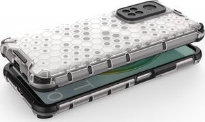 Hurtel Honeycomb etui pancerny pokrowiec z żelową ramką Xiaomi Mi 10 Pro / Xiaomi Mi 10 niebieski 3