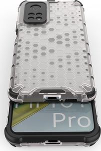 Hurtel Honeycomb etui pancerny pokrowiec z żelową ramką Xiaomi Mi 10 Pro / Xiaomi Mi 10 niebieski 9