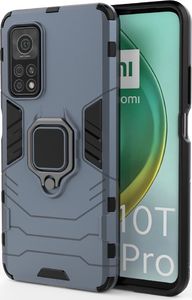 Hurtel Ring Armor pancerne hybrydowe etui pokrowiec + magnetyczny uchwyt Xiaomi Mi 10 Pro / Xiaomi Mi 10 niebieski 2