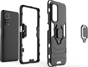Hurtel Ring Armor pancerne hybrydowe etui pokrowiec + magnetyczny uchwyt Xiaomi Mi 10 Pro / Xiaomi Mi 10 niebieski 6