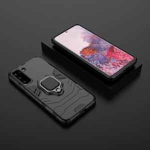 Hurtel Ring Armor pancerne hybrydowe etui pokrowiec + magnetyczny uchwyt Samsung Galaxy S21 5G czarny 8