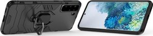 Hurtel Ring Armor pancerne hybrydowe etui pokrowiec + magnetyczny uchwyt Samsung Galaxy S21+ 5G (S21 Plus 5G) czarny 7