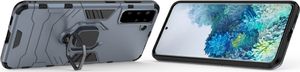 Hurtel Ring Armor pancerne hybrydowe etui pokrowiec + magnetyczny uchwyt Samsung Galaxy S21+ 5G (S21 Plus 5G) niebieski 6