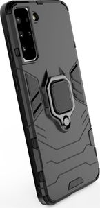 Hurtel Ring Armor pancerne hybrydowe etui pokrowiec + magnetyczny uchwyt Samsung Galaxy S21+ 5G (S21 Plus 5G) niebieski 8