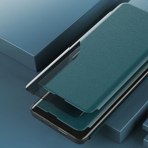 Hurtel Eco Leather View Case elegancki futerał etui z klapką i funkcją podstawki Xiaomi Mi 10 Pro / Xiaomi Mi 10 pomarańczowy 11