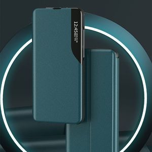 Hurtel Eco Leather View Case elegancki futerał etui z klapką i funkcją podstawki Xiaomi Mi 10 Pro / Xiaomi Mi 10 czerwony 2