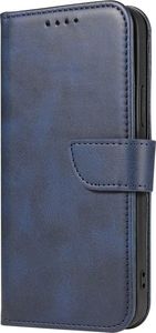 Hurtel Magnet Case elegancki futerał etui pokrowiec z klapką i funkcją podstawki iPhone 12 Pro / iPhone 12 niebieski 2