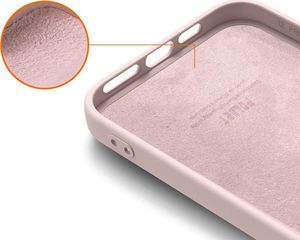 Hurtel Silicone Case elastyczne silikonowe etui pokrowiec iPhone 12 mini różowy 7