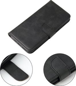 Hurtel Magnet Case elegancki futerał etui pokrowiec z klapką i funkcją podstawki iPhone 11 Pro Max czarny 4