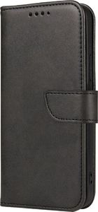 Hurtel Magnet Case elegancki futerał etui pokrowiec z klapką i funkcją podstawki iPhone 12 Pro / iPhone 12 czarny 3