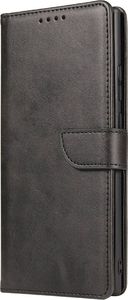 Hurtel Magnet Case elegancki futerał etui pokrowiec z klapką i funkcją podstawki Samsung Galaxy Note 20 Ultra czarny 2