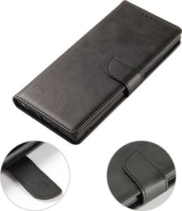 Hurtel Magnet Case elegancki futerał etui pokrowiec z klapką i funkcją podstawki Samsung Galaxy Note 20 Ultra czarny 8