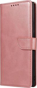 Hurtel Magnet Case elegancki futerał etui pokrowiec z klapką i funkcją podstawki Samsung Galaxy Note 20 Ultra różowy 2