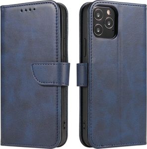 Hurtel Magnet Case elegancki futerał etui pokrowiec z klapką i funkcją podstawki Samsung Galaxy S20 niebieski 1