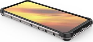 Hurtel Honeycomb etui pancerny pokrowiec z żelową ramką Xiaomi Poco X3 NFC niebieski 10