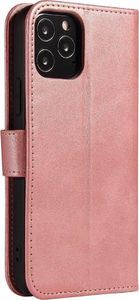 Hurtel Magnet Case elegancki futerał etui pokrowiec z klapką i funkcją podstawki Xiaomi Redmi 8A różowy 3