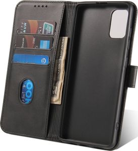 Hurtel Magnet Case elegancki futerał etui pokrowiec z klapką i funkcją podstawki Samsung Galaxy A51 czarny 7