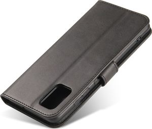 Hurtel Magnet Case elegancki futerał etui pokrowiec z klapką i funkcją podstawki Samsung Galaxy A51 czarny 8