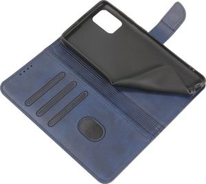 Hurtel Magnet Case elegancki futerał etui pokrowiec z klapką i funkcją podstawki Samsung Galaxy A51 niebieski 6