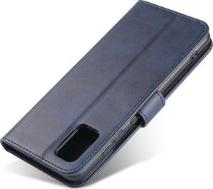 Hurtel Magnet Case elegancki futerał etui pokrowiec z klapką i funkcją podstawki Samsung Galaxy A51 niebieski 8
