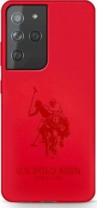 US POLO US Polo USHCS21LSLHRTRE S21 Ultra G998 czerwony/red Silicone On Tone 1